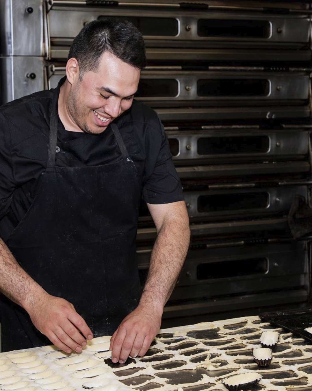Confitería Vidal, elaborando pasteles